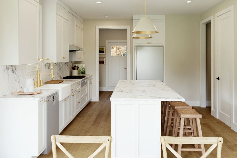 Home Plan - Interior - Kitchen 1 for Farmhouse House Plan #461-111 - 3 bed, 2.5 bath