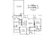 Southern Style House Plan - 4 Beds 3 Baths 2035 Sq/Ft Plan #406-231 