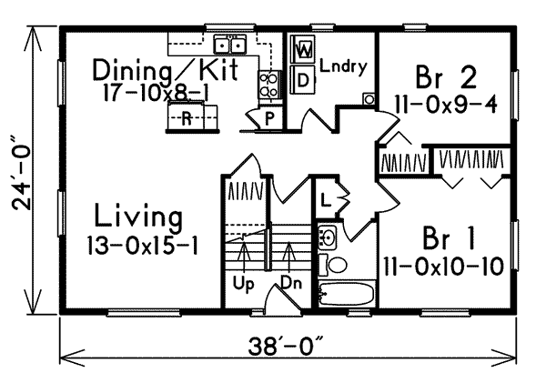 Architectural House Design - Modern Floor Plan - Lower Floor Plan #57-284