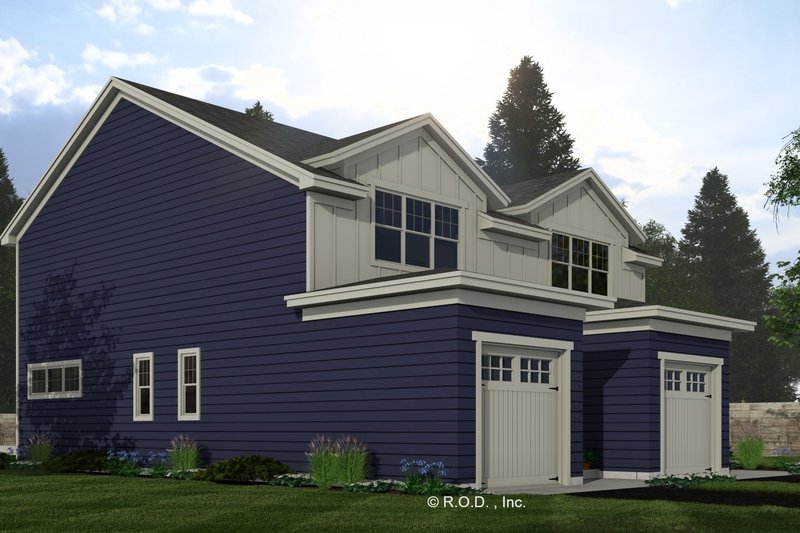 House Design - Exterior - Front Elevation 4 for Craftsman House Plan #51-1319 - 2 bed, 2.5 bath