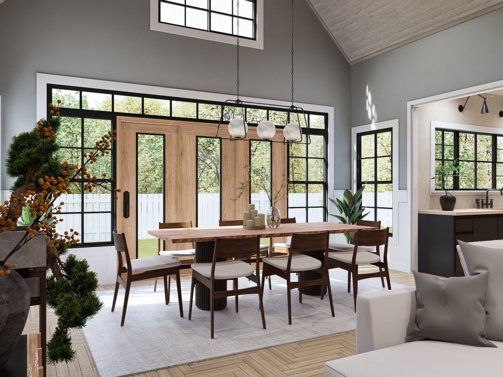 Interior - Dining Room 1 for Traditional House Plan #54-682 - 3 bed, 3 bath