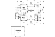 Beach Style House Plan - 2 Beds 2.5 Baths 2153 Sq/Ft Plan #455-488 