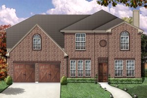 Traditional Exterior - Front Elevation Plan #84-373
