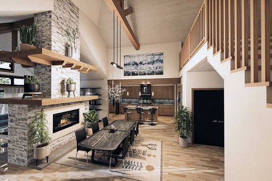 Interior - Kitchen for Barndominium House Plan #1101-30 - 3 bed, 2.5 bath