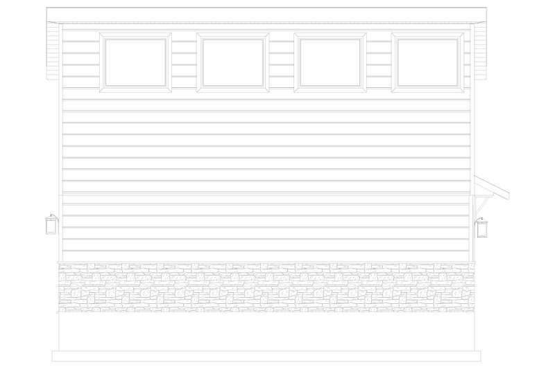 House Plan Design - Exterior - Other Elevation 1 for Modern House Plan #1060-381 - 1 bed, 1 bath