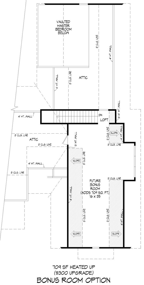House Blueprint - Farmhouse Floor Plan - Upper Floor Plan #932-1317