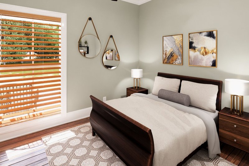 House Design - Interior - Bedroom for Cottage House Plan #44-298 - 2 bed, 1 bath