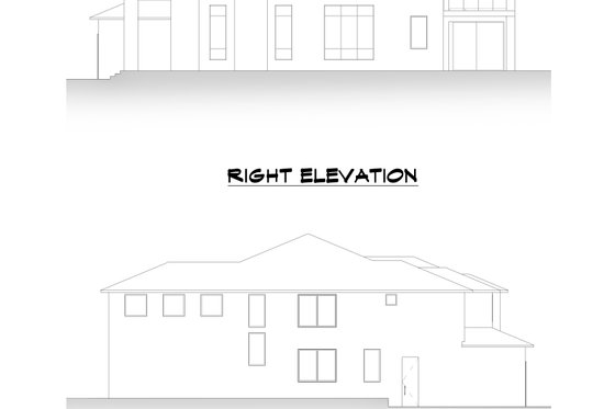 Exterior - Other Elevation 4 for Mediterranean House Plan #1066-108 - 5 bed, 4.5 bath