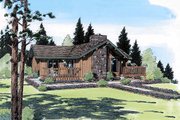 Contemporary Style House Plan - 2 Beds 2 Baths 1137 Sq/Ft Plan #312-425 