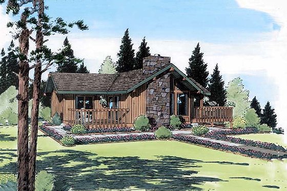 Small Contemporary Mountain getaway