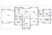 European Style House Plan - 5 Beds 3.5 Baths 3753 Sq/Ft Plan #1116-20 Floor 