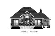 European Style House Plan - 2 Beds 1 Baths 1340 Sq/Ft Plan #138-310 