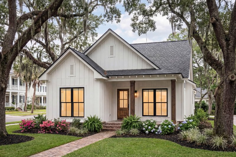 Architectural House Design - Exterior - Front Elevation 4 for Cottage House Plan #430-40 - 3 bed, 2 bath