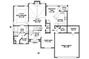 European Style House Plan - 3 Beds 2.5 Baths 2294 Sq/Ft Plan #81-720 