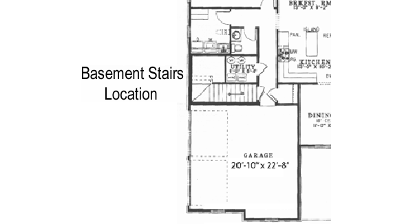 Home Plan - Ranch Floor Plan - Other Floor Plan #17-1088