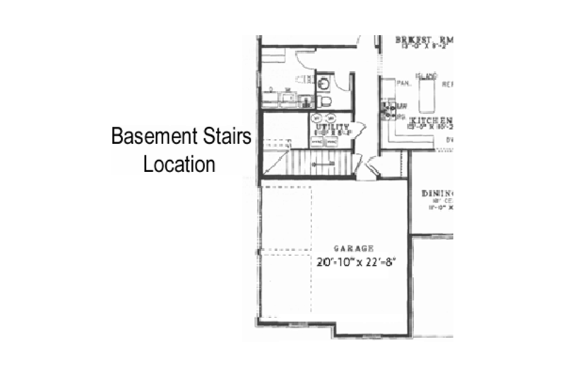 Dream House Plan - Floor Plan - Other Floor for Ranch House Plan #17-1088 - 4 bed, 2.5 bath