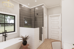 Interior - Master Bathroom 1 for Farmhouse House Plan #1074-81 - 4 bed, 3.5 bath
