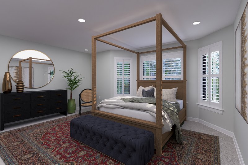 Architectural House Design - Interior - Master Bedroom for Traditional House Plan #1060-346 - 3 bed, 2.5 bath