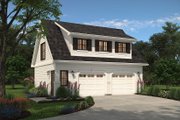 Bungalow Style House Plan - 1 Beds 1 Baths 624 Sq/Ft Plan #18-4502 