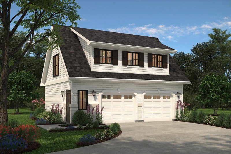 Bungalow Style House Plan - 1 Beds 1 Baths 624 Sq/Ft Plan #18-4502