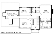 Modern Style House Plan - 3 Beds 2.5 Baths 2504 Sq/Ft Plan #70-438 