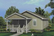 Cottage Style House Plan - 3 Beds 2 Baths 1320 Sq/Ft Plan #57-120 