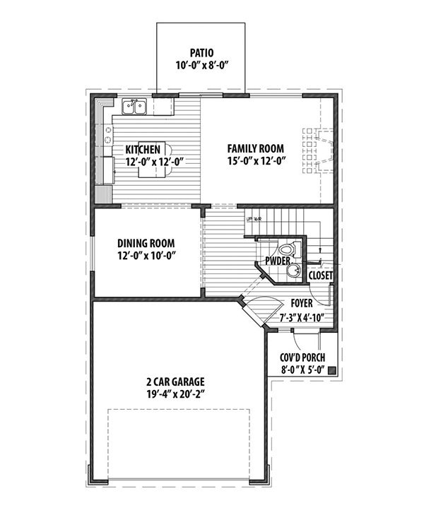 Home Plan - Country Floor Plan - Main Floor Plan #569-32