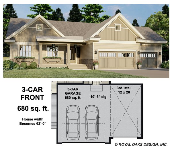 Ranch Floor Plan - Other Floor Plan #51-1210