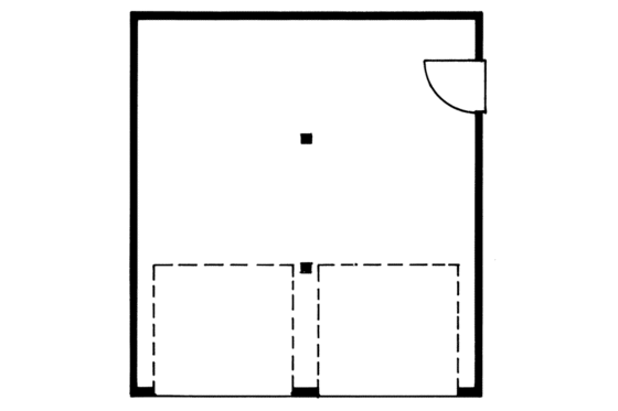 Floor Plan - Main Floor for Traditional House Plan #47-494, 0 bath