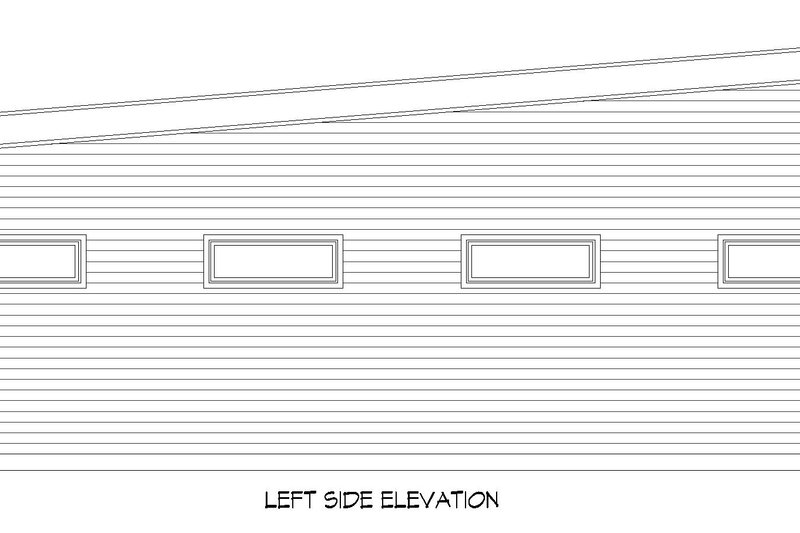House Blueprint - Exterior - Other Elevation for Contemporary House Plan #932-947, 0 bath