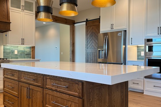 Interior - Kitchen 2 for Contemporary House Plan #437-136 - 4 bed, 4 bath