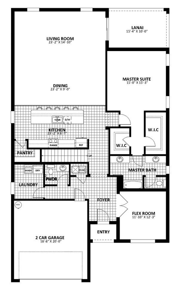 Traditional Floor Plan - Main Floor Plan #1058-261