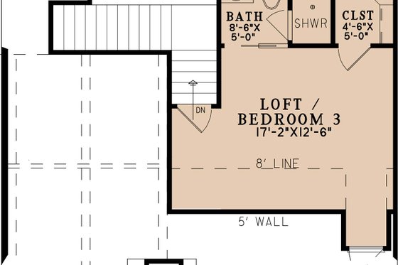 Exterior - Front Elevation 3 for Bungalow House Plan #923-495 - 3 bed, 3.5 bath