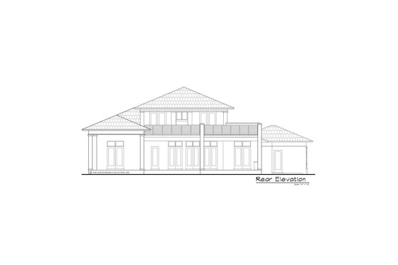 Exterior - Other Elevation 2 for Contemporary House Plan #930-461 - 4 bed, 4 bath