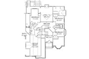 European Style House Plan - 6 Beds 4.5 Baths 2834 Sq/Ft Plan #5-391 