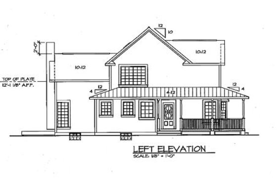 Exterior - Other Elevation 1 for Victorian House Plan #312-617 - 4 bed, 2.5 bath