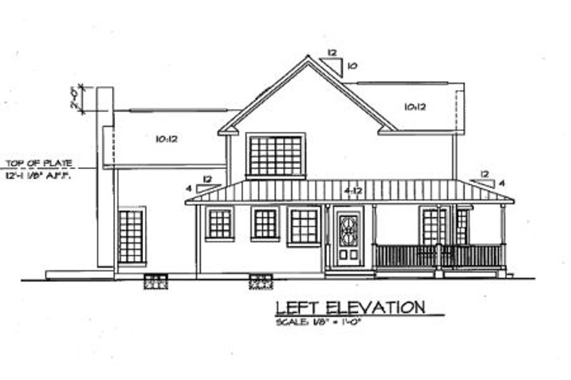 Victorian Style House Plan - 4 Beds 2.5 Baths 2226 Sq Ft Plan #312-617 