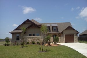 Exterior - Front Elevation 3 for European House Plan #20-2437 - 3 bed, 3 bath