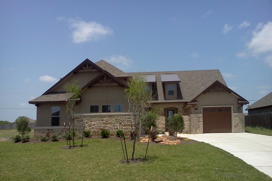 Exterior - Front Elevation 3 for European House Plan #20-2437 - 3 bed, 3 bath