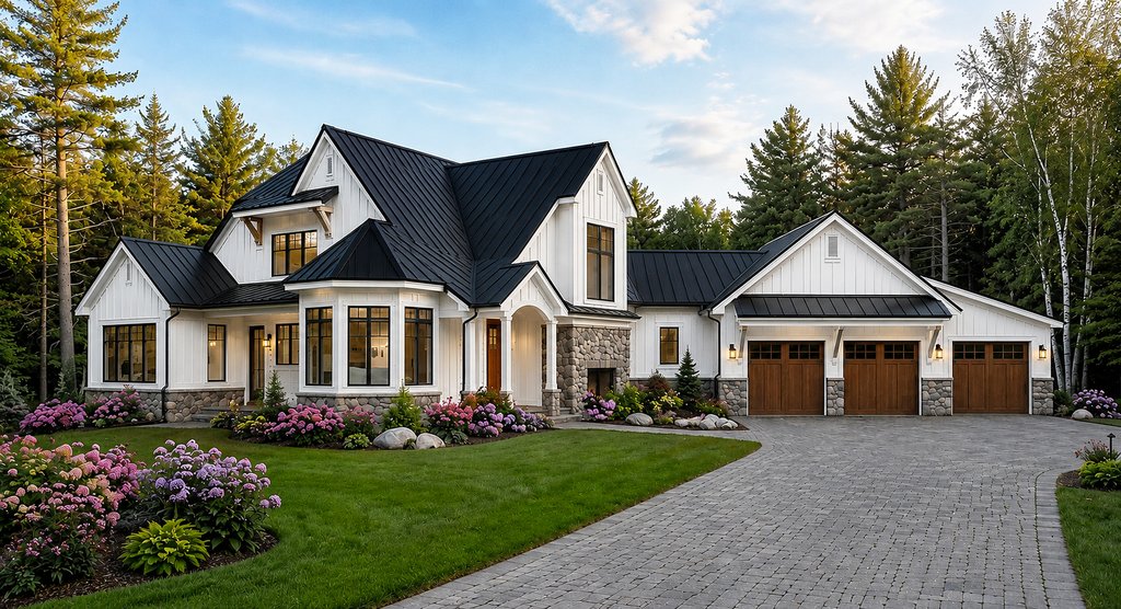 Exterior - Front Elevation 2 for Farmhouse House Plan #928-448 - 3 bed, 3.5 bath