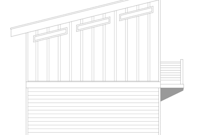 Dream House Plan - Exterior - Other Elevation for Contemporary House Plan #932-461, 1 bath
