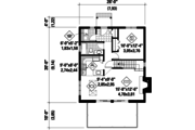 Cabin Style House Plan - 3 Beds 1 Baths 1083 Sq/Ft Plan #25-4311 