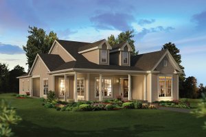 Ranch Exterior - Front Elevation Plan #57-659