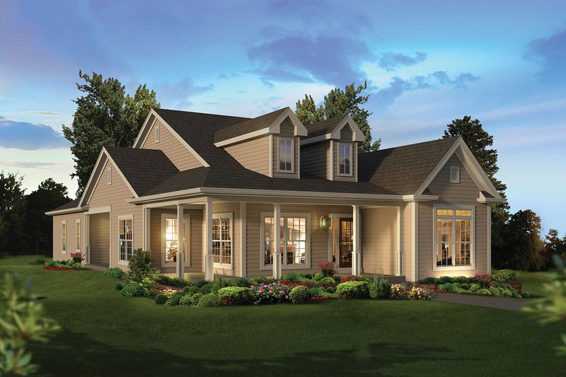 Home Plan - Ranch Exterior - Front Elevation Plan #57-659