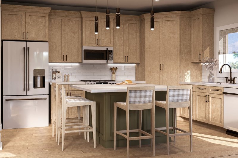 Architectural House Design - Interior - Kitchen 1 for Traditional House Plan #455-227 - 3 bed, 2 bath