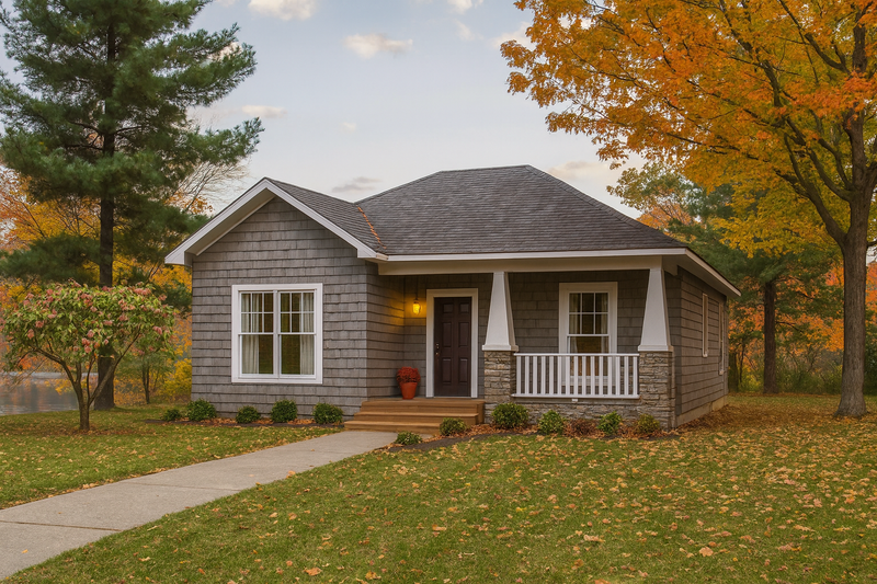 Home Plan - Country Exterior - Front Elevation Plan #44-177