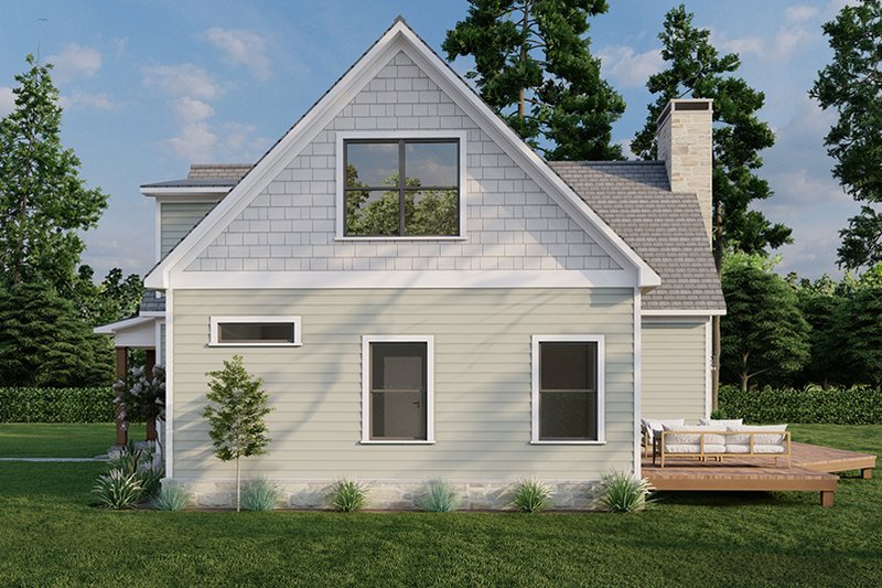 House Blueprint - Exterior - Front Elevation 3 for Craftsman House Plan #923-310 - 3 bed, 2.5 bath
