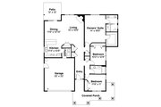 Craftsman Style House Plan - 3 Beds 2 Baths 1801 Sq/Ft Plan #124-1211 