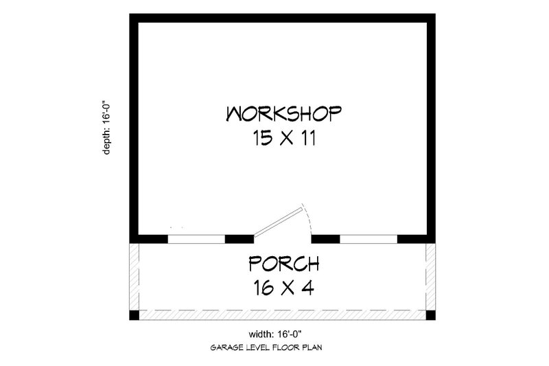 Dream House Plan - Floor Plan - Main Floor for Country House Plan #932-303, 0 bath