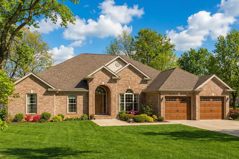 Architectural House Design - Southern Exterior - Front Elevation Plan #17-1048